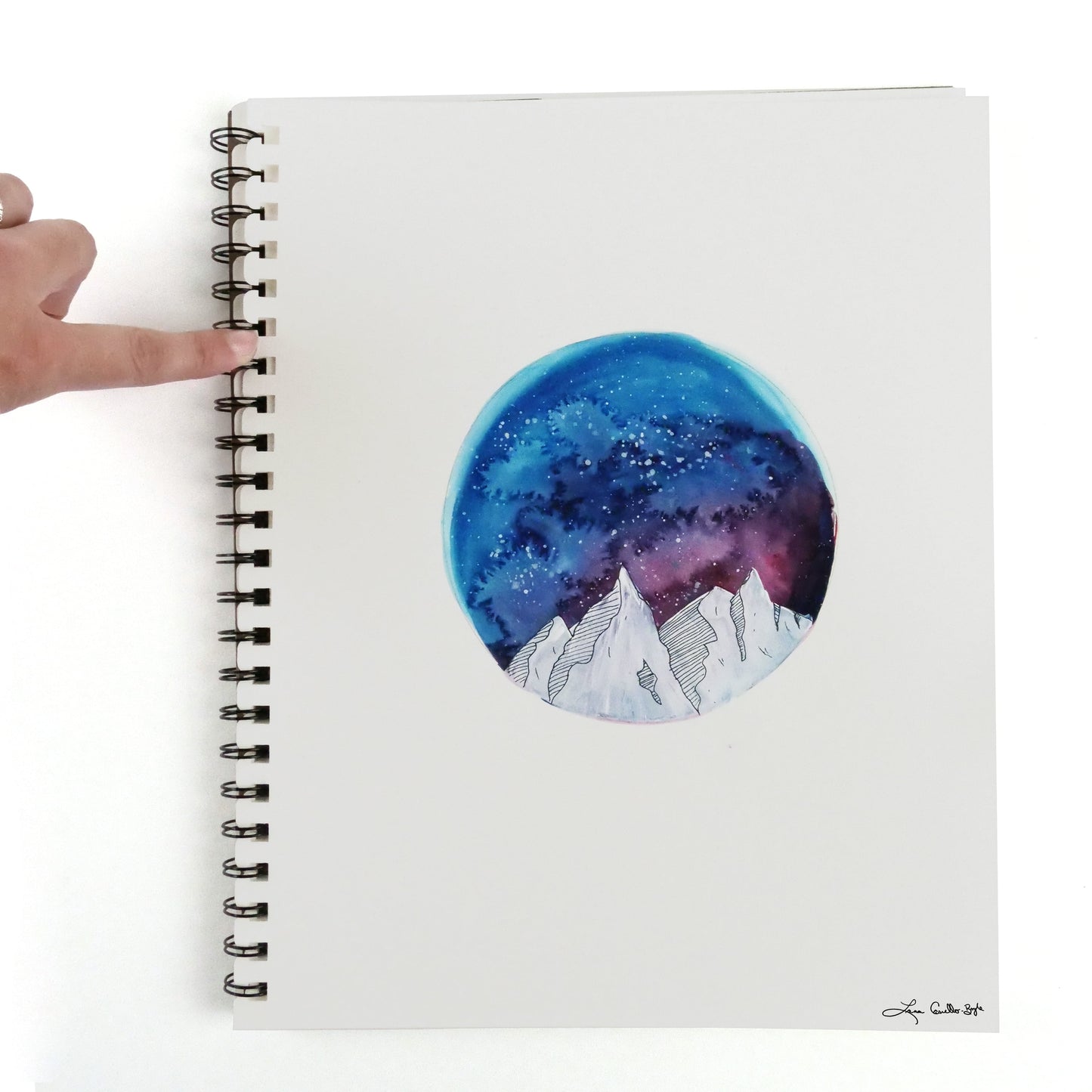 Mixed Media Pad 9 X 12 98Lb./160Gsm, 60 Paper Sheets, Side Wire