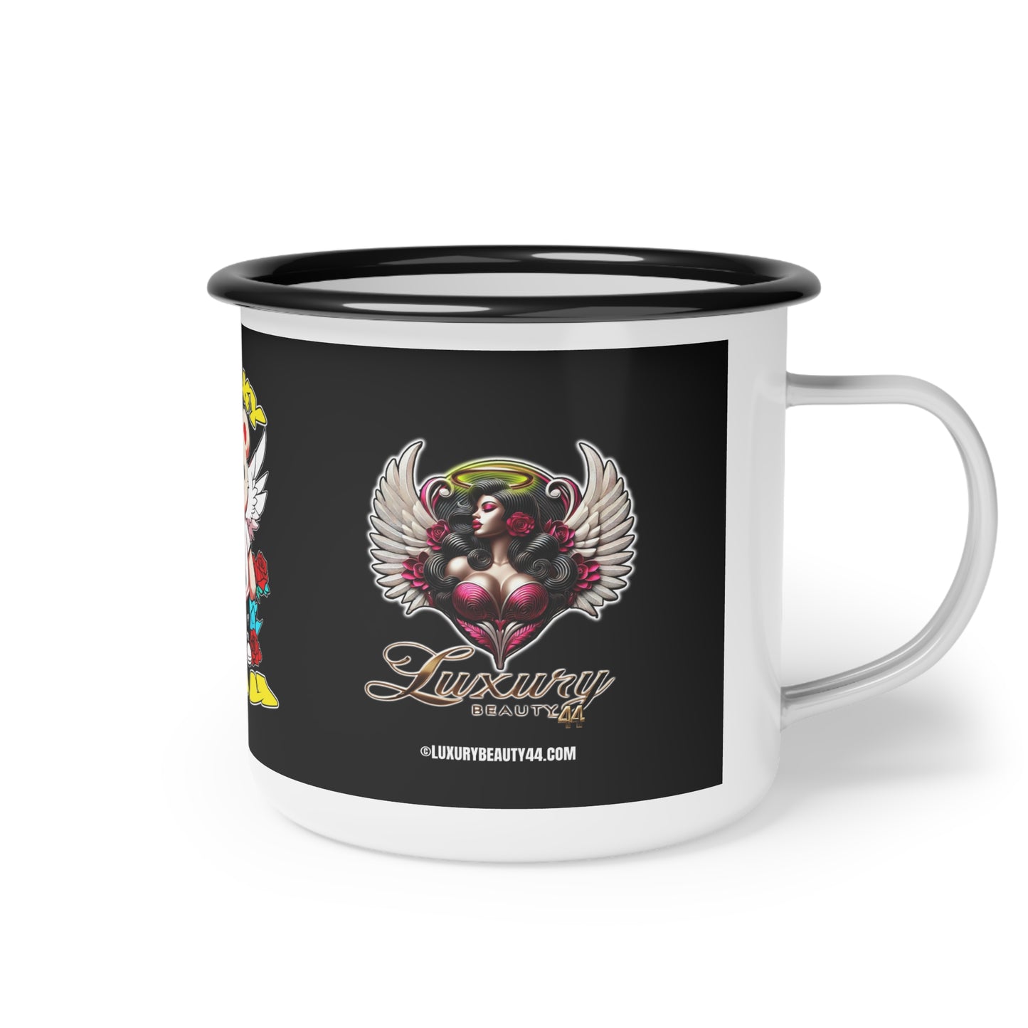 LUCKY YOU Enamel Camp Cup